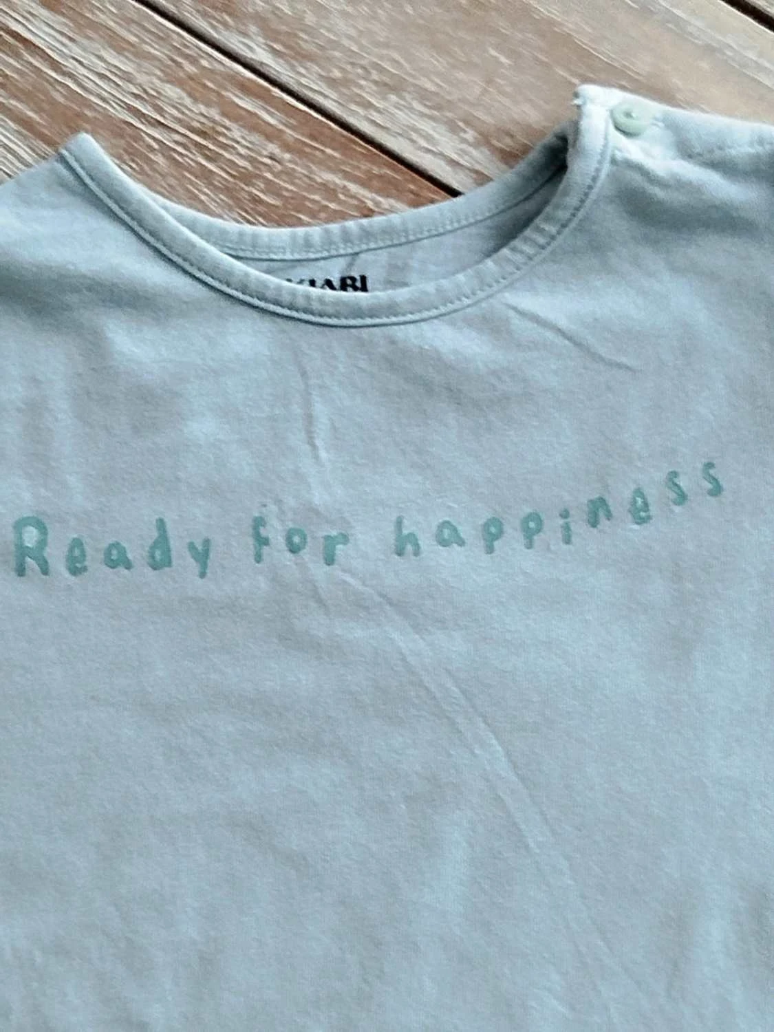 🌈 T-shirt met korte mouwen lichtblauw Kiabi baby Meisje of Jongen 2 jaar / 86 cm – photo 2